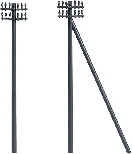 Auhagen 43586 TT Telegrafenmasten, 12er Set Zubehör