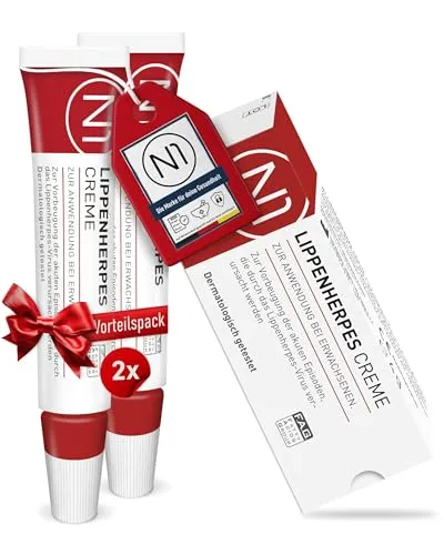 N1 Herpes Creme - Intensiv-Creme gegen Lippenherpes 8g - Die N1 Lippenherpes Creme mit Sofort-Effekt stoppt die Bläschenbildung und wirkt schnell. Ideal für die Anwendung bei ersten Anzeichen, um Beschwerden zu lindern. Hält geöffnet 6 Monate.