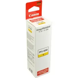 Canon Tinte 5701C001 PFI-050Y gelb - Original Tintenpatrone mit 70 ml für brillante Druckergebnisse, kompatibel mit Canon imagePROGRAF TC-20 und TC-20 M