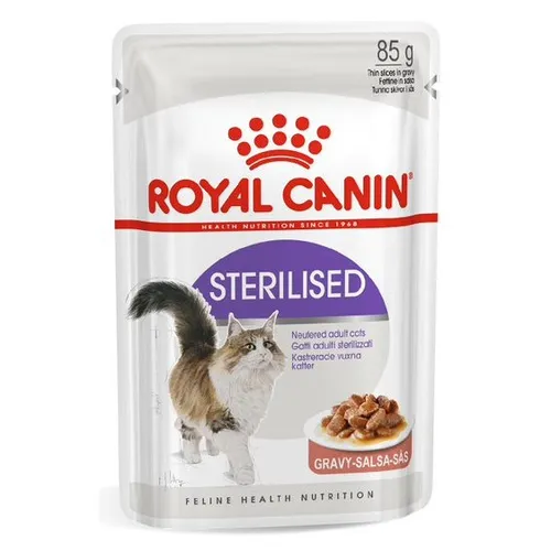Nassfutter für kastrierte Katzen Royal Canin FHN Sterilised in Sauce 85g