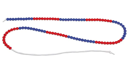 Betzold Rechenkette bis 100, Ausführung: Schülerrechenkette blau/rot