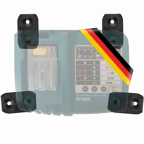 Wandhalterung passend für Makita Akku Ladegerät DC18RA DC18RC Wandhalter Zubehör