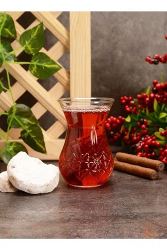 Pasabahce Teeglas 42881 Timeless 6 türkische Teegläser 6-teiliges Set Gläserset, 6-tlg.