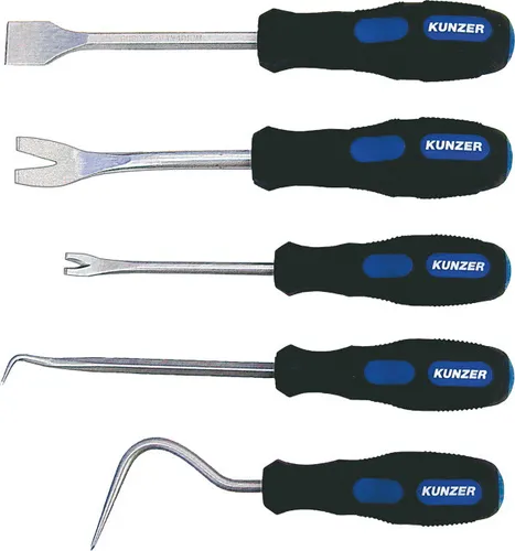 1x Kunzer Clip und Hebelwerkzeug 5-teilig von Kunzer