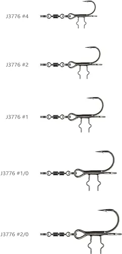 Savage Gear Spinning T Stinger - 2 Zusatzhaken für Gummifische, Größe:4
