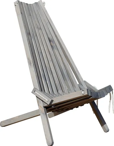 Garden Pleasure Gartenliege Relaxsessel FALUN - Klappbar aus Kiefernholz - Gartenstühle, klappbar und platzsparend, ideal für entspannte Stunden im Garten, maximale Belastbarkeit 100 kg.