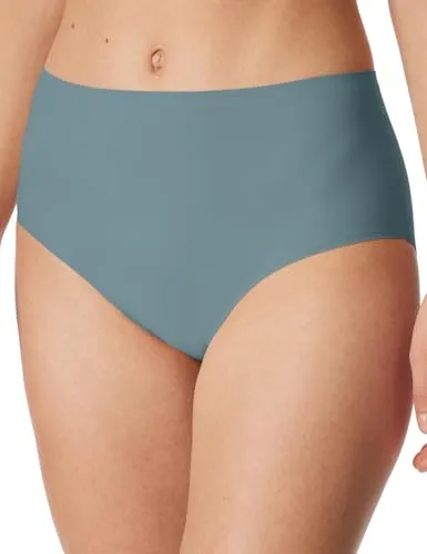 Schiesser Damen Maxislip nahtlos-Invisible Soft Slip, Mineral, Größe 46 - Funktionsunterwäsche mit nahtloser Verarbeitung für höchsten Tragekomfort und unsichtbaren Sitz unter der Kleidung.