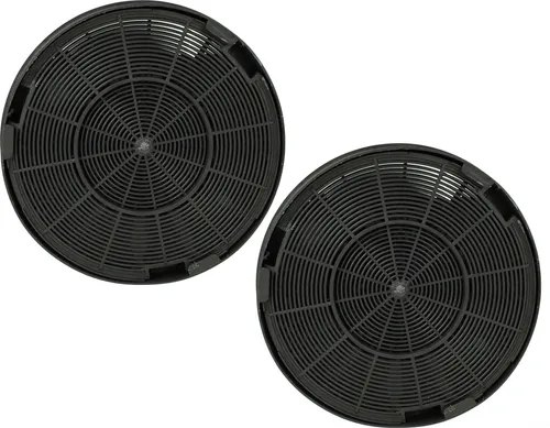 vhbw 2x Aktivkohlefilter kompatibel mit Franke Maris FMS 605 XS, Maris FMS 605, Swing FSW 918 BK XS, Maris FMS 905 Dunstabzugshaube - 19,6 cm