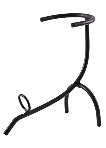 Battle-Merchant Trinkhornständer | Standard Meth Hornhalter | schwarz lackiert | klein | 0,2-0,4 Liter