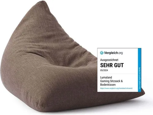 Lumaland Sitzsack Interior Line in braun von DS Produkte