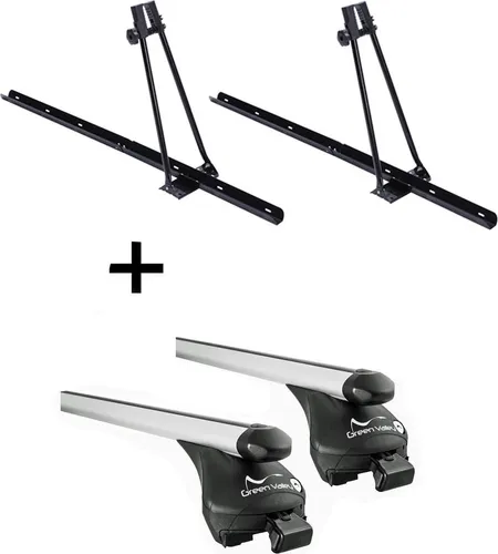 2x Fahrradträger ORION + Relingträger Quick XL kompatibel mit für Audi Q5 (8R) (FY) ab 2008