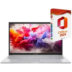 Asus X170, Core i7, beleuchtete Tastatur Business-Notebook (39 cm/17.3 Zoll, Intel Core i7 1355U, Intel Graphic, 16 GB, 512 GB SSD, Windows 11Pro+Office 2024Pro, beleuchtete Tastatur) 512 GB | 16 GB RAM