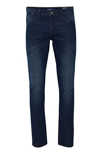 Blend BHPico Herren Jeans Hose Denim mit Stretch Skinny Fit, Größe:36/30, Farbe:Denim Darkblue (76207)