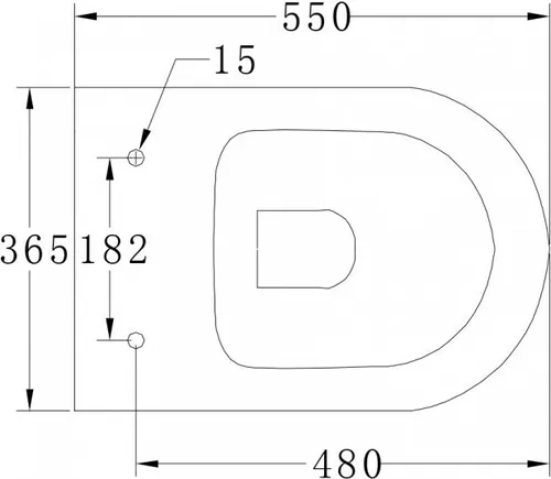 BERNSTEIN Wand-Hänge-WC B-8030R in Schwarz Matt in schwarz von NEXTREND - GmbH