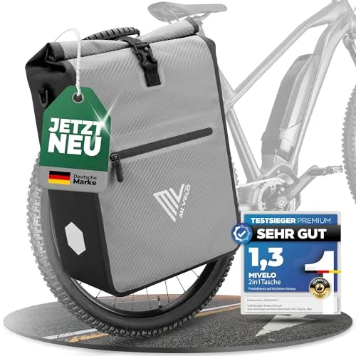 MIVELO 2in1 Fahrradtasche für Gepäckträger