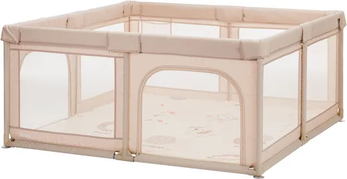 Fillikid Laufgitter Malta 150x150 cm – Extra große Spielfläche