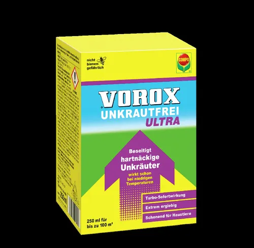 Compo VOROX Unkrautfrei Ultra 250 ml Herbizid Unkrautvernichter glyphosatfrei