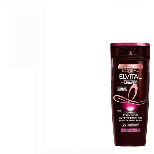 L'Oreal Elvital Full Resist Power Booster Shampoo 300ml - Shampoo für alle Haartypen, mit Biotin und Aminexil für effektiven Haarwuchs und gegen Haarverlust. Ideal für kräftiges, gesundes Haar.
