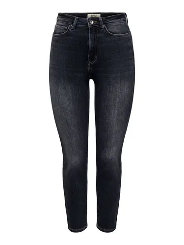ONLY Skinny Jeans in Schwarz W26/L32 - Hoch taillierte Skinny Jeans mit 7/8-Beinlänge und 5-Pocket-Design, ideal für einen modernen Look und perfekten Sitz.