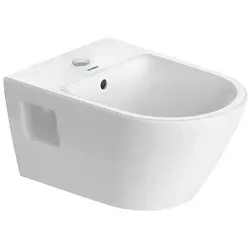 Wand-Bidet Duravit D-Neo, 360 x 270 mm, weiß - Bidet von Duravit, 360 x 270 mm, wandhängend und ideal für moderne Badezimmer. Das geradlinige Design und die glänzende Oberfläche verleihen Ihrem Bad einen stilvollen Akzent.