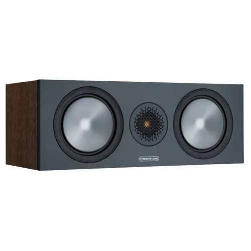 Monitor Audio Bronze C150 6G - Walnuss Center-Lautsprecher, 2-Wege System für lebensechten Klang und optimiertes Hörerlebnis