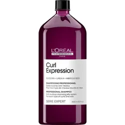 Loreal Serie Expert Curl Expression ClARI Shampoo 1,5L - Shampoo für welliges, lockiges & krauses Haar, mit 3% Glycerin für intensive Feuchtigkeit und Definition.