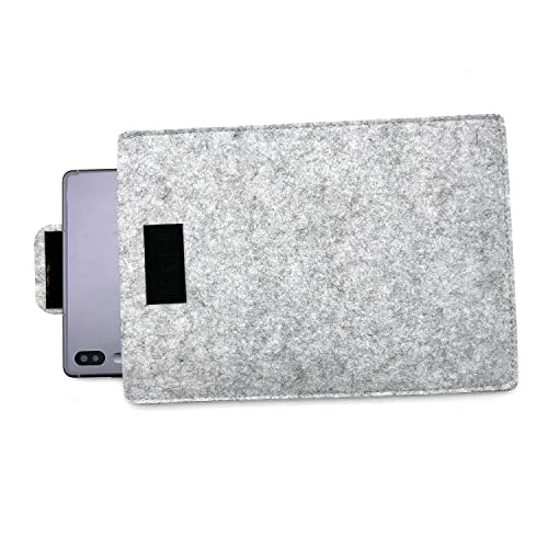Lobwerk Hülle für Tablet Pc Notebook Laptop eBook iPad Tab Book Cover Schutz Slim Case Klettverschluss Filz Laptoptasche Ultrabook