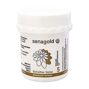 Schüssler Salz Nr. 5 Kalium phosphoricum D 6 , 400 Tabletten , glutenfrei