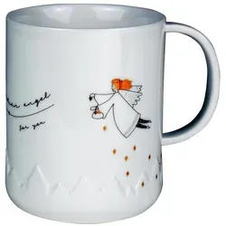 räder Schutzengeltasse Schutzengel Porzellan weiß 0092202 von Räder