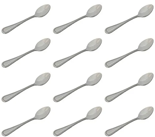 Kaffeelöffel Teelöffel Dessertlöffel kleine Löffel 14 cm Edelstahl Besteck 12 Stück Set