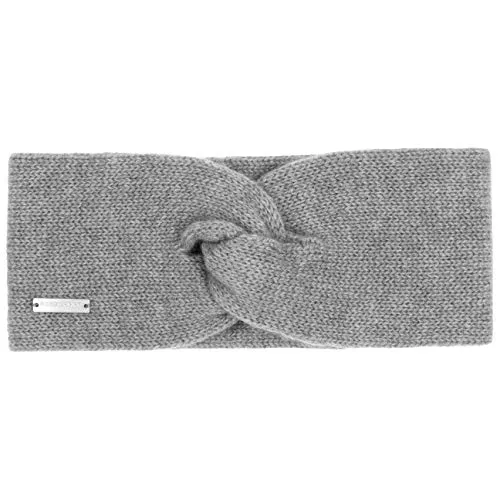 Seeberger Stirnband mit Knoten aus reinem Kaschmir - Hellgrau (14) - Einheitsgröße - Elegantes Stirnband aus hochwertigem Kaschmir, doppelt gestrickt für optimalen Tragekomfort. Das dekorative Knotendetail macht es zum stilvollen Accessoire für kalte Tage.