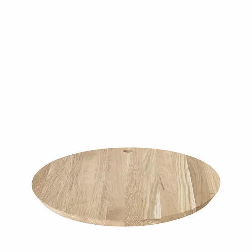 Blomus Borda Schneidebrett Ø 30 cm - Eiche natur - Schneidebretter, elegantes Design aus natürlicher Eiche, ideal für stilvolles Kochen und Servieren.