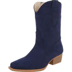 Ital-Design Damen Stiefeletten Dunkelblau von Ital-Design