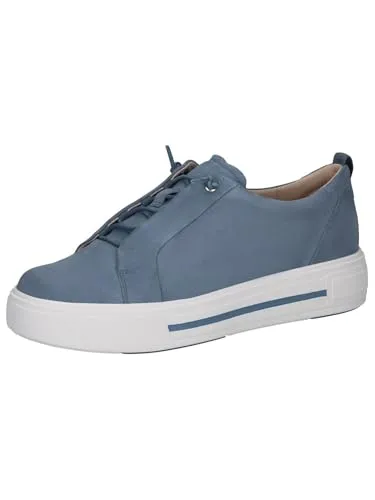 Caprice Damen Halbschuh in Blau, Größe 5.5 - Sneaker mit CAP Airmotion Technologie für federleichtes Laufgefühl und praktischer Schnellverschluss-Schnürung – ideal für einen aktiven Lebensstil.