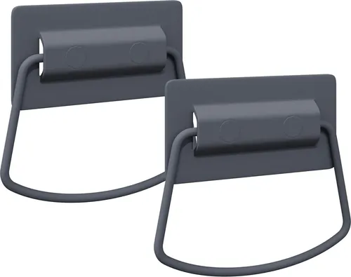 vidaXL Schrankgriffe 2 pcs Anthrazit 85 x 45 mm Metall