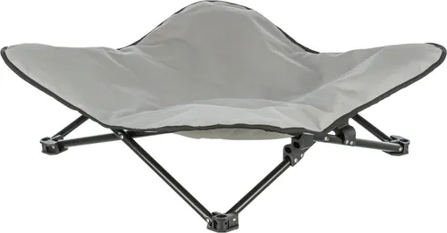 Produktbild TRIXIE Tierbett Camping-Bett dunkelgrau/petrol