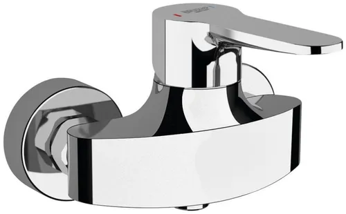 SIEGER Wand-Duscharmatur 100mm, Chrom - Duscharmatur aus hochwertigem Messing mit elegantem Chrom-Finish, ideal für moderne Badezimmer und sorgt für einen stilvollen Wasserfluss.