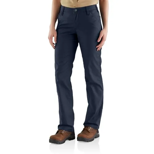 Damen Arbeitshose RUGGED PROFESSIONAL PANTS, navy, W4/REG - Schmutzabweisende Arbeitshose aus robustem Stretchstoff, ideal für anspruchsvolle Arbeiten. Mit Rugged Flex® für optimale Bewegungsfreiheit und Stain Breaker® zur Fleckenentfernung. Perfekt für den täglichen Einsatz!