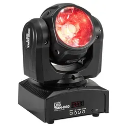 Eurolite LED TMH-B60 Moving-Head Beam - Lichttechnik; Kompakter Moving-Head mit 60-W-COB-LED in RGBW für beeindruckende Lichteffekte und flexible Steuerung über DMX.