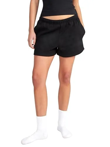 Style & Republic Damen Shorts aus Baumwolle – Relaxed Sommer Kurze Hose, Atmungsaktive Sportshorts, Laufshorts, Jogging & Trainingsshorts, Yogahose, Schwarz, XS