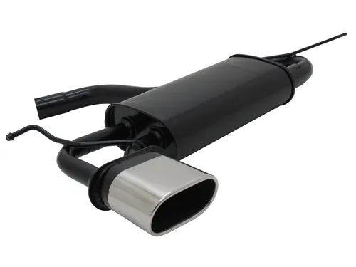 Novus Sportauspuff für Audi A3, VW Golf 5, VW Golf 6, VW Scirocco 135x75mm - Schalldämpfer mit sportlichem Design für verbesserten Klang und Leistung, ideal für Auto-Enthusiasten.
