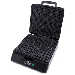 Waffle maker 1300 W - Hochwertiges Waffeleisen mit klassischem Design, antihaftbeschichtete Platten für einfache Reinigung und praktischer Kabelaufbewahrung