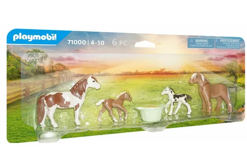 Playmobil Country 71000 2 Island Ponys mit Fohlen, Pony Pferde NEU / OVP