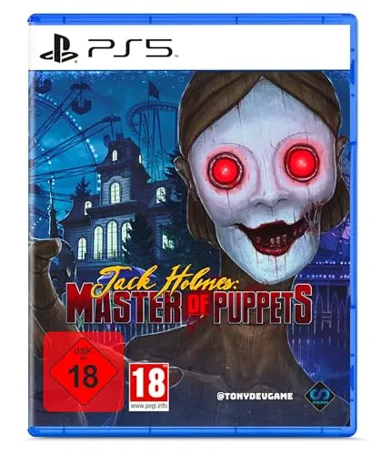 Jack Holmes: Master of Puppets - PS5 - Survival-Horror Spiel für PS5, erlebe furchterregende Szenarien und meistere den Kampf ums Überleben in dunklen Orten wie einem verlassenen Freizeitpark.