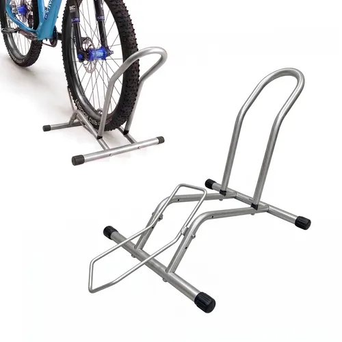 relaxdays Fahrradständer für 29 Zoll Räder, silber