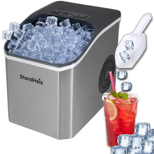 Eiswürfelmaschine 12kg Icemaker Eiswürfel in 6-13 Minuten für Partys & Bars Eis