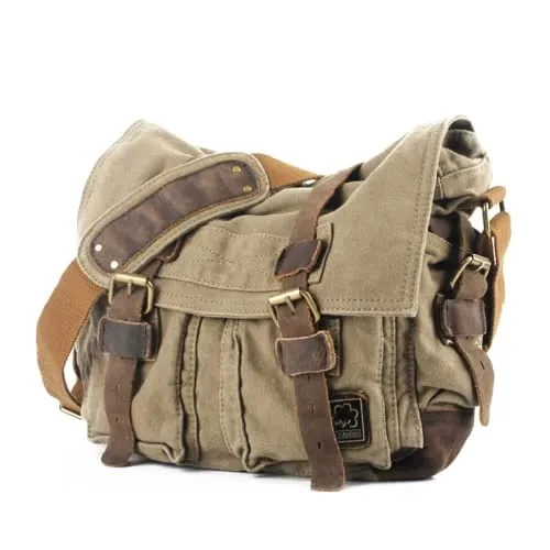 Eysee Herren Schultertasche aus Canvas – Stylische Umhängertasche für Alltag und Sport