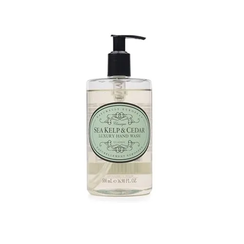 Naturally European Handseife, Seetang und Zeder für Männer und Frauen, feuchtigkeitsspendende Handseife, milde Reinigung, 16,91 fl oz