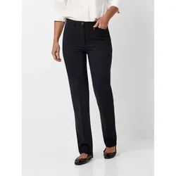 Relaxed by TONI Bügelfaltenhose Steffi - Stoffhose aus knitterfreiem Material für einen stets gepflegten Look, ideal für den Alltag und Büro, in der Größe 52K und Farbe navy.