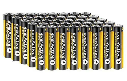 Stück Everactive Industrial Batterien Mikro AAA 1100 mAh 1,5 V LR03 Alkaline 40